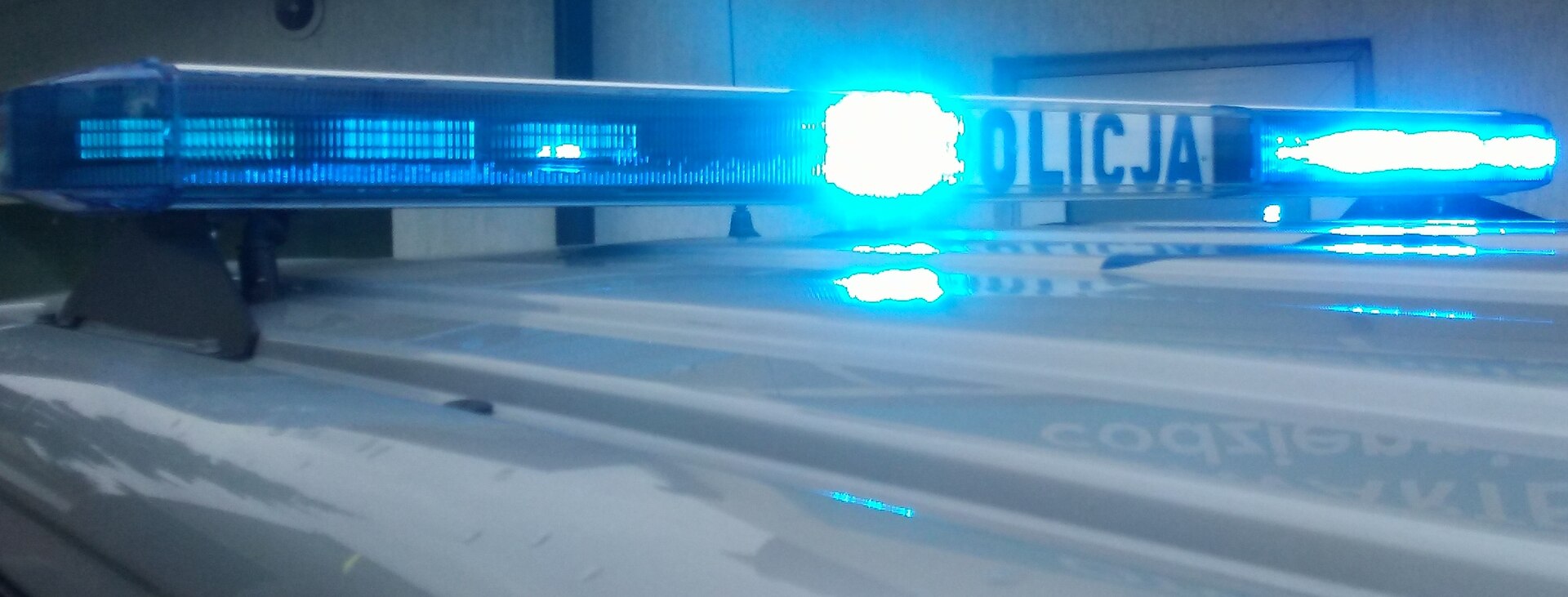 Police emergency lights