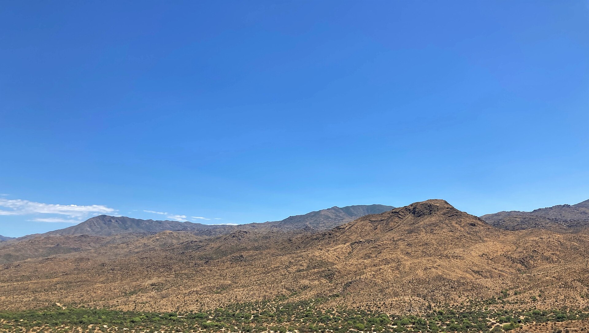 The Superstition Mountains near Apache Junction