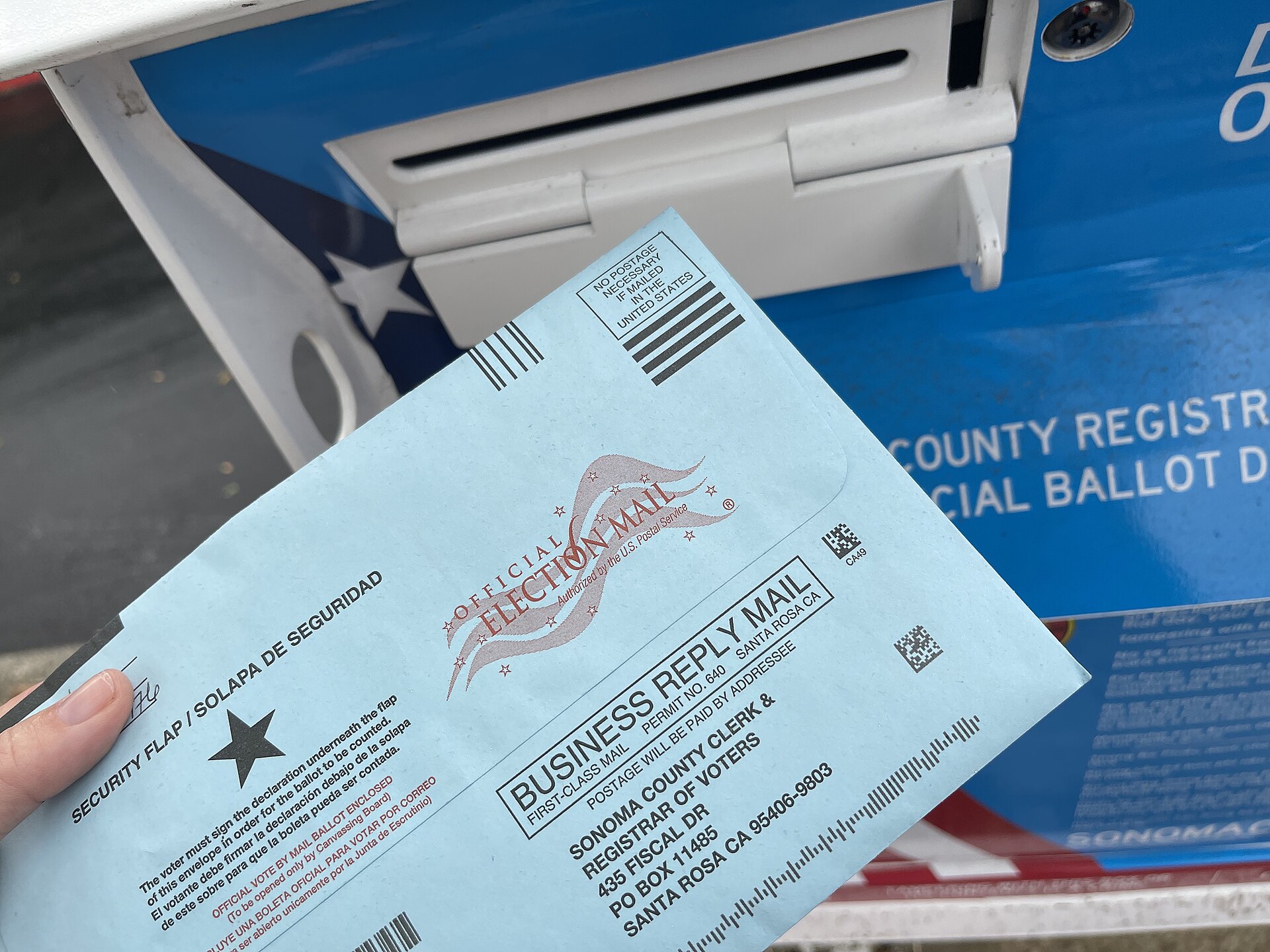 A ballot box