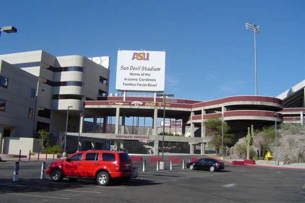 Sun Devil Stadium in Tempe