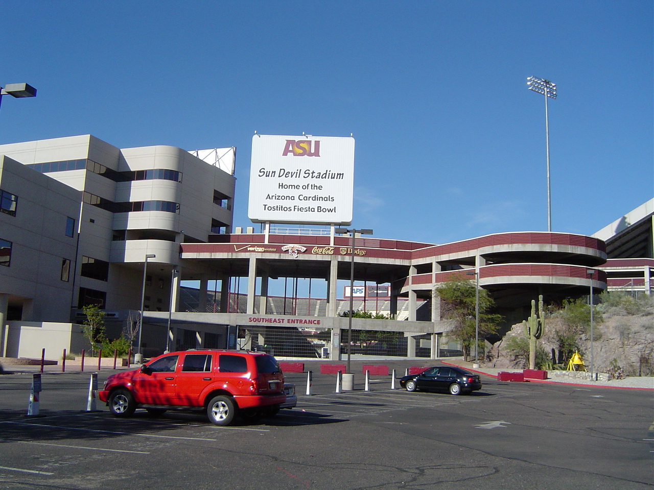 Sun Devil Stadium in Tempe