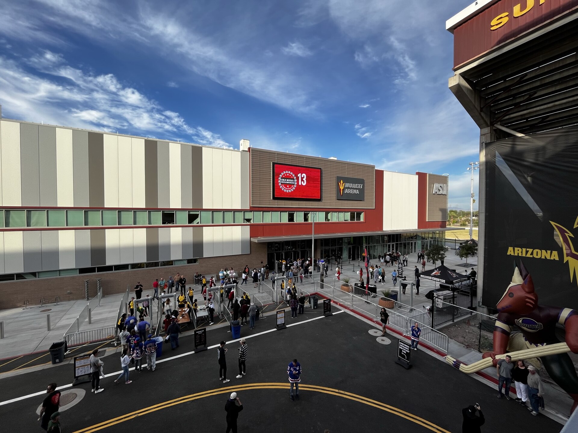 Mullett Arena in Tempe