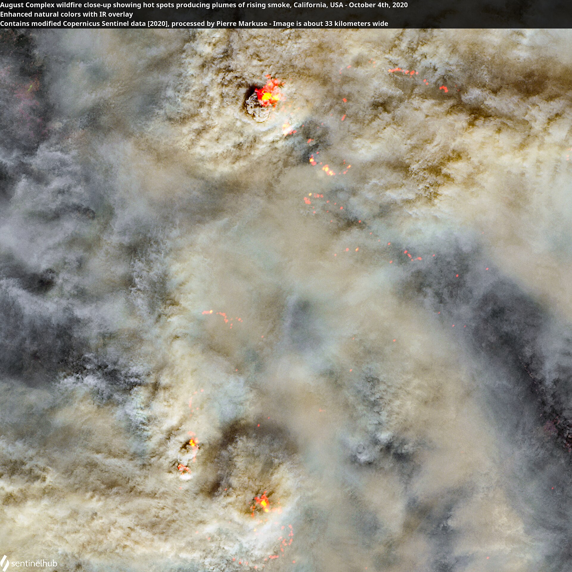 Smoke from a California wildfire