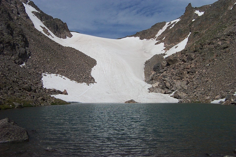 Andrews Glacier in Rocky Mountain National Park, Colorado