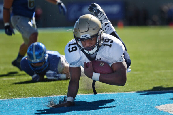 An American football game