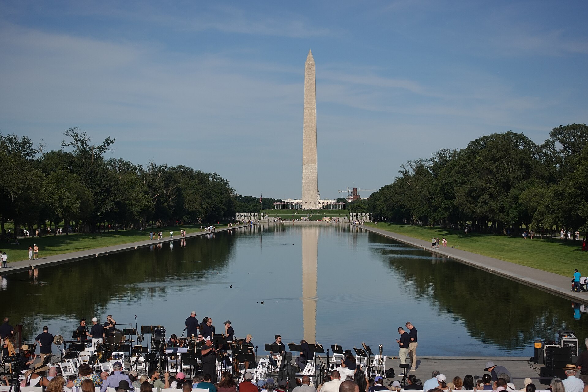 The Lincoln Memorial Reflecting Pool in Washington