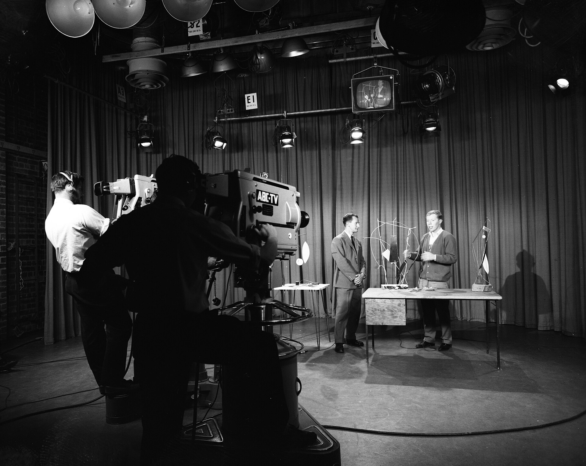 A television studio