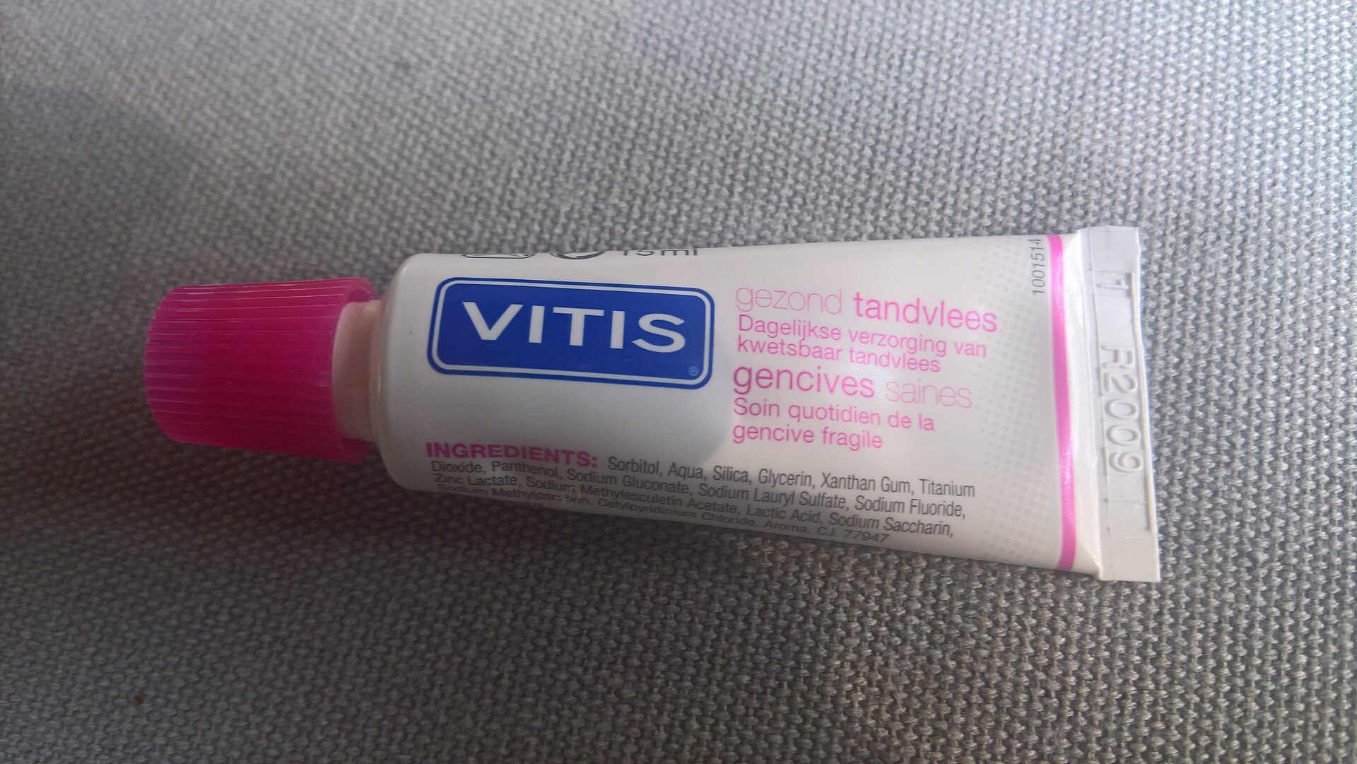 A tube of toothpaste