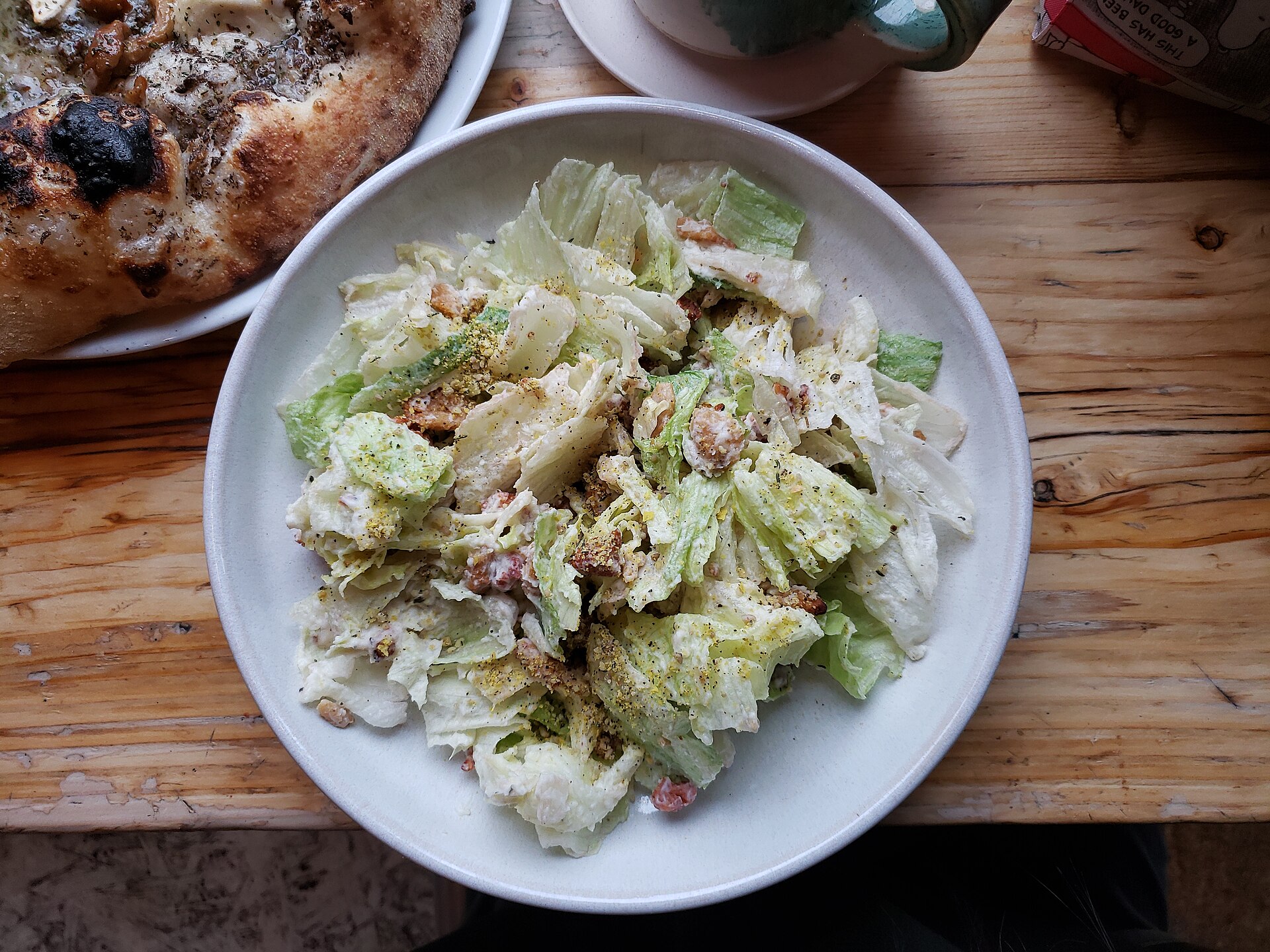A Caesar salad