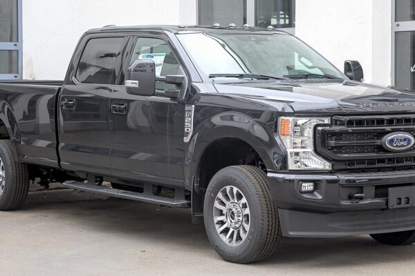 A Ford F-250 Super Duty pickup