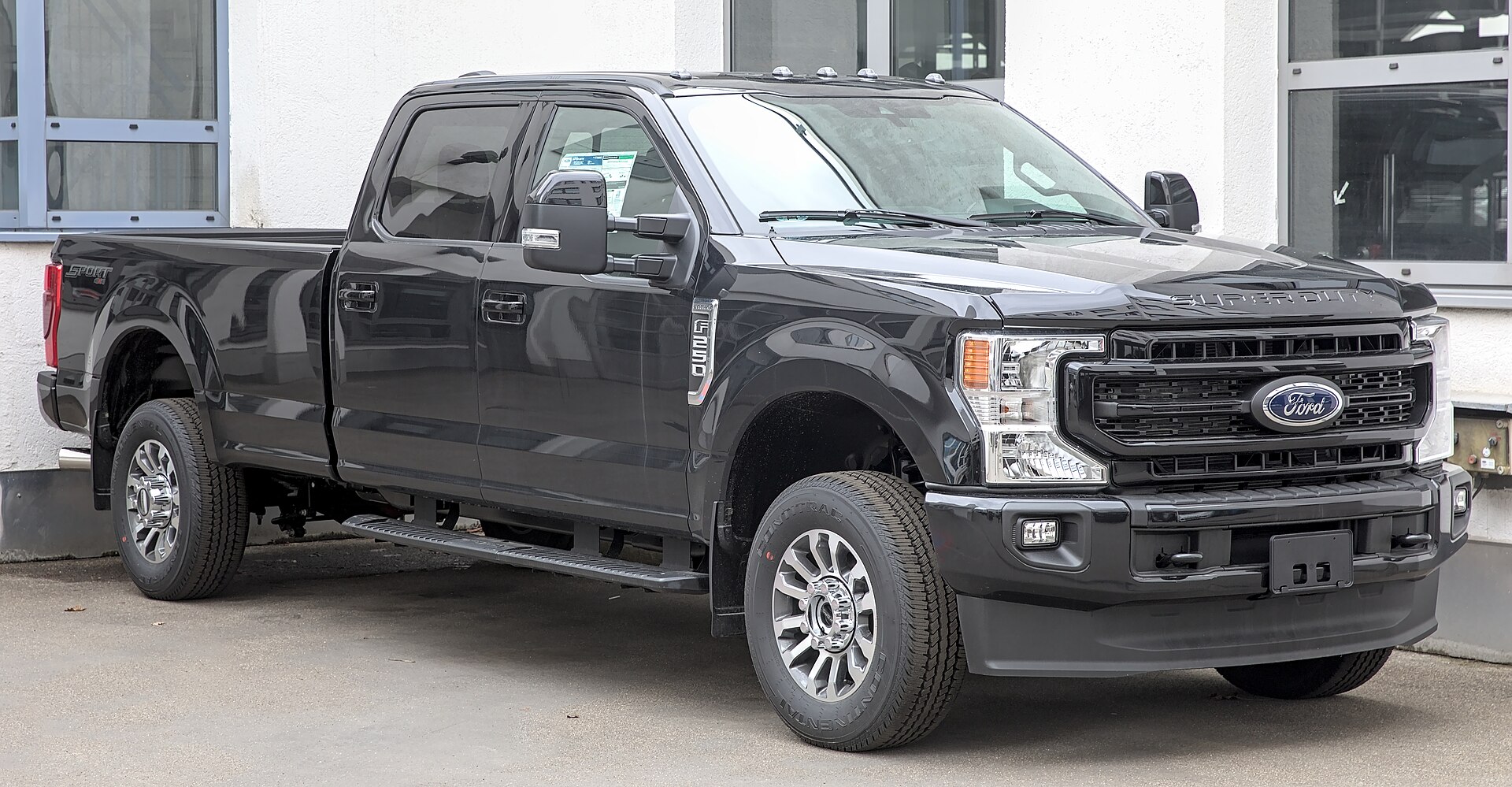 A Ford F-250 Super Duty pickup