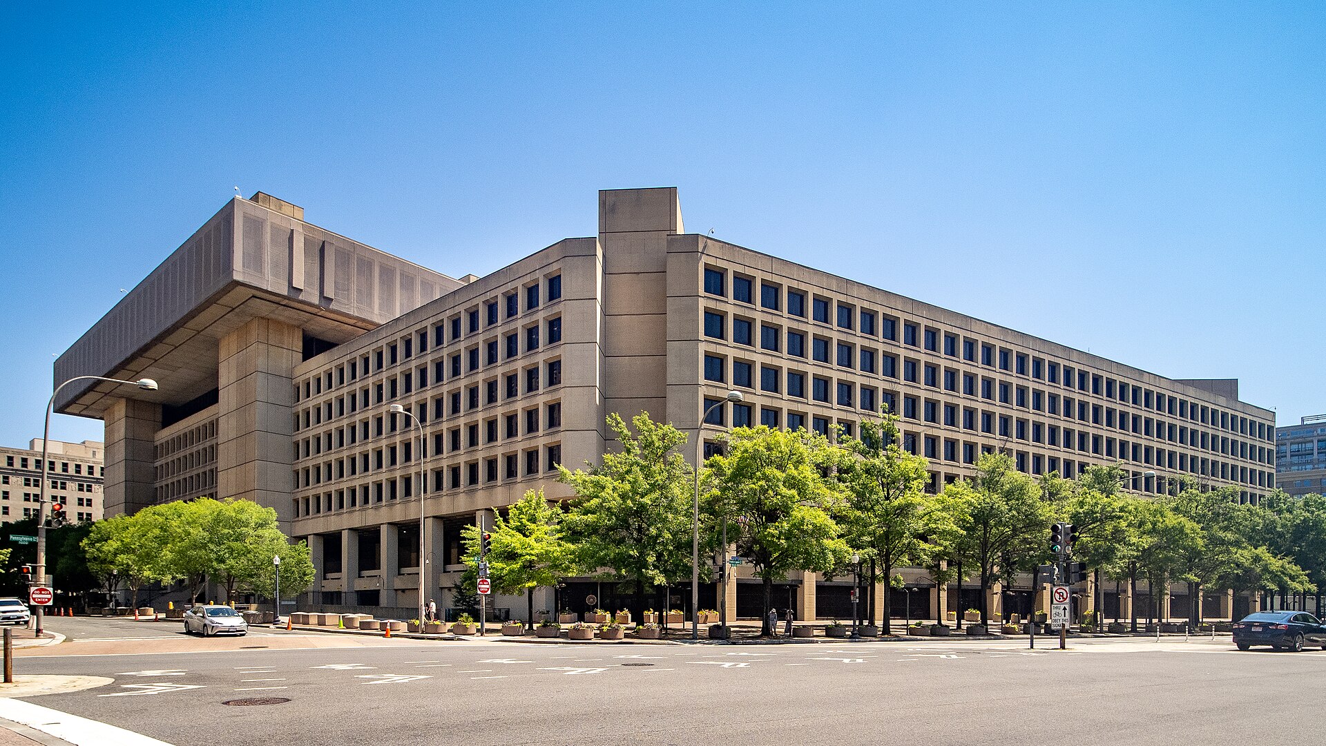 The J. Edgar Hoover Building, FBI headquarters in Washington
