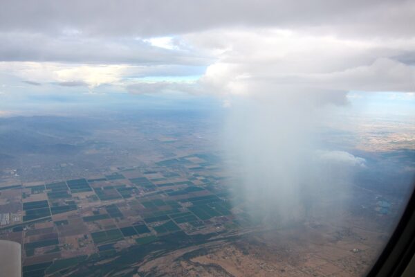 A rain cloud over Phoenix