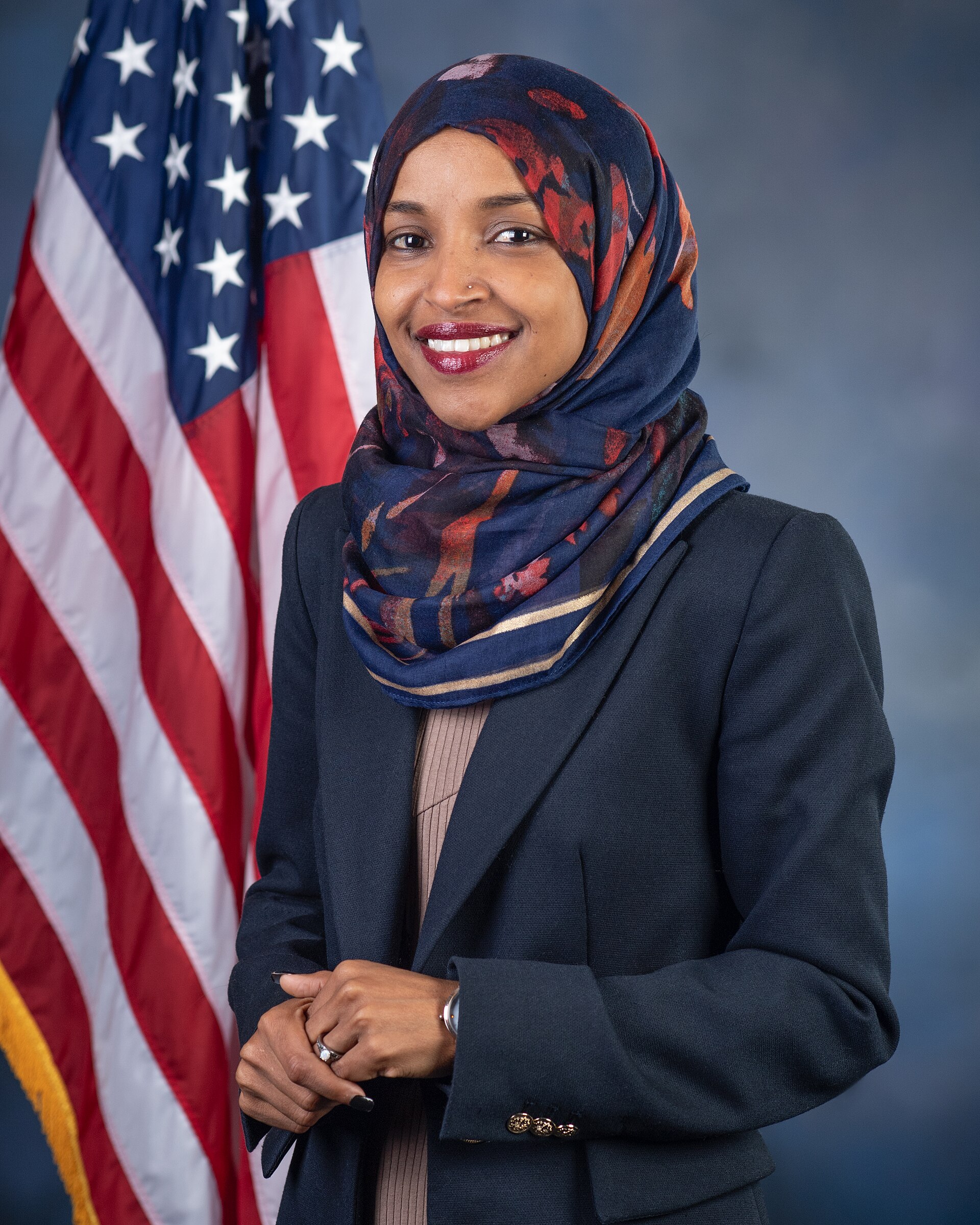 Rep. Ilhan Omar's official portrait