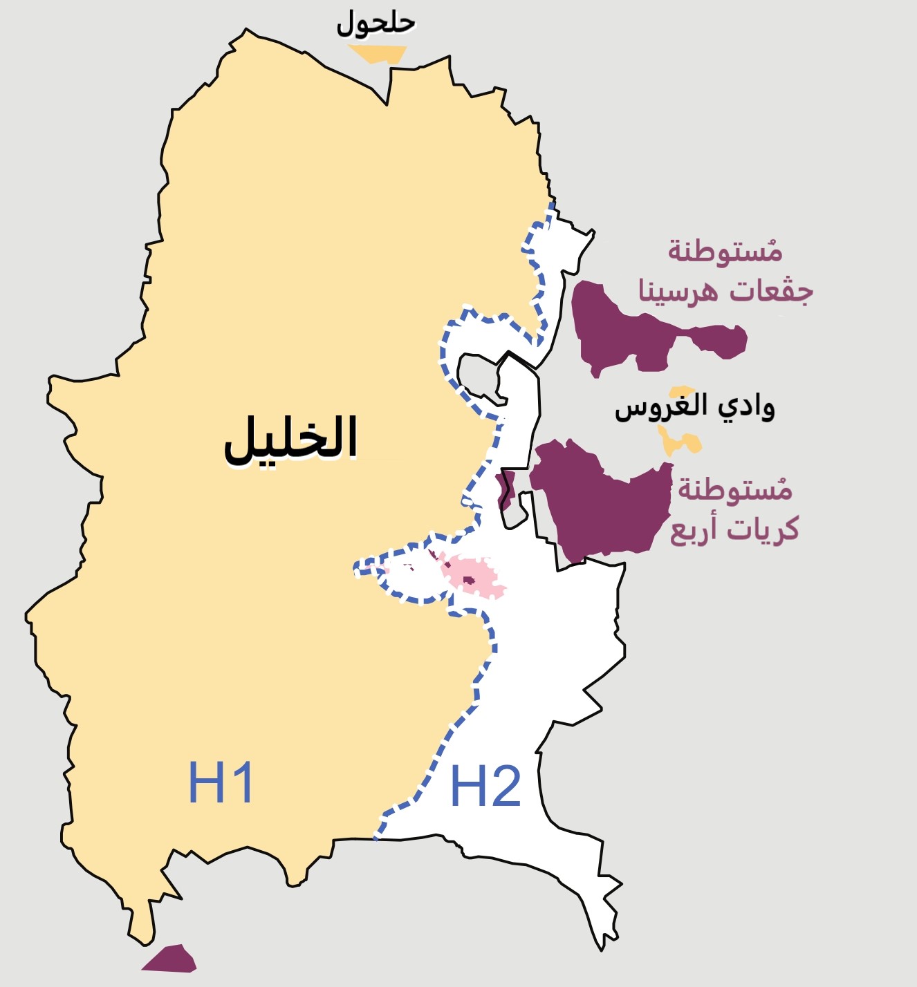 Hebron in the West Bank