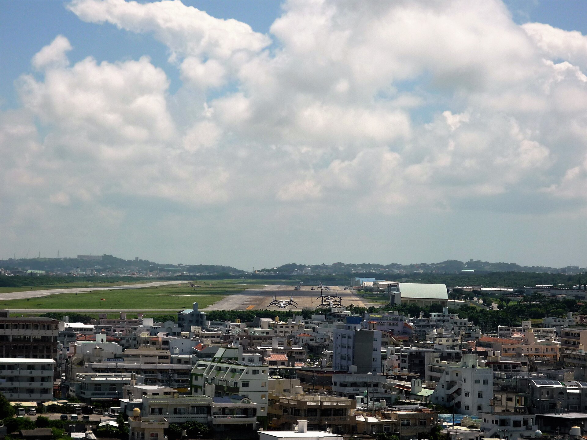 Marine Corps Air Station Futenma on Okinawa