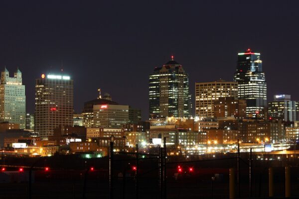 The Kansas City, Missouri, skyline