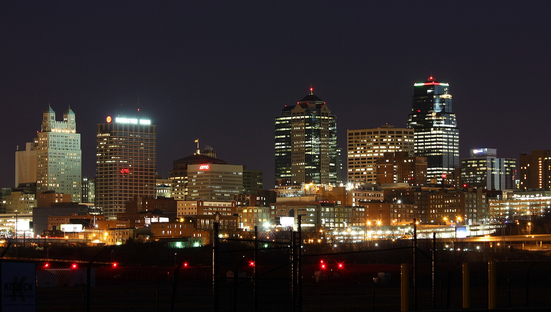 The Kansas City, Missouri, skyline