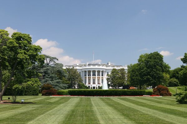The White House lawn in Washington, D.C.