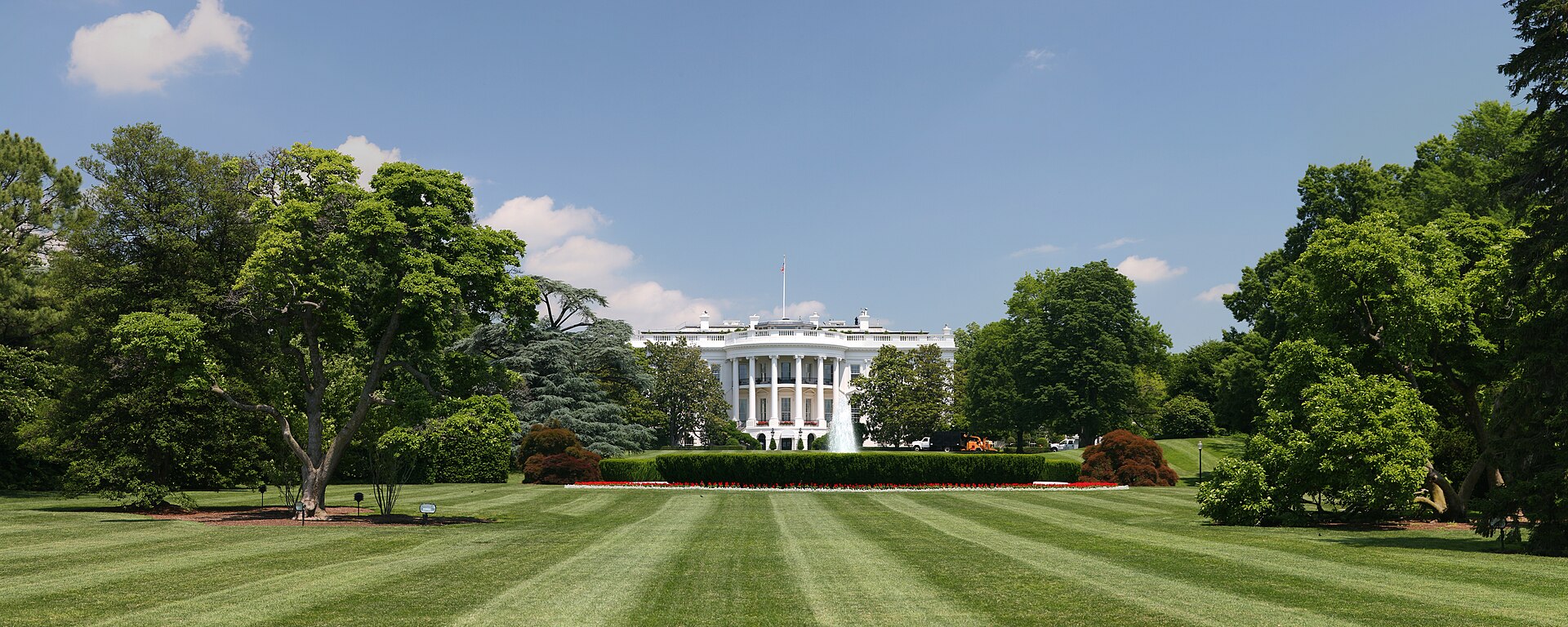 The White House lawn in Washington, D.C.