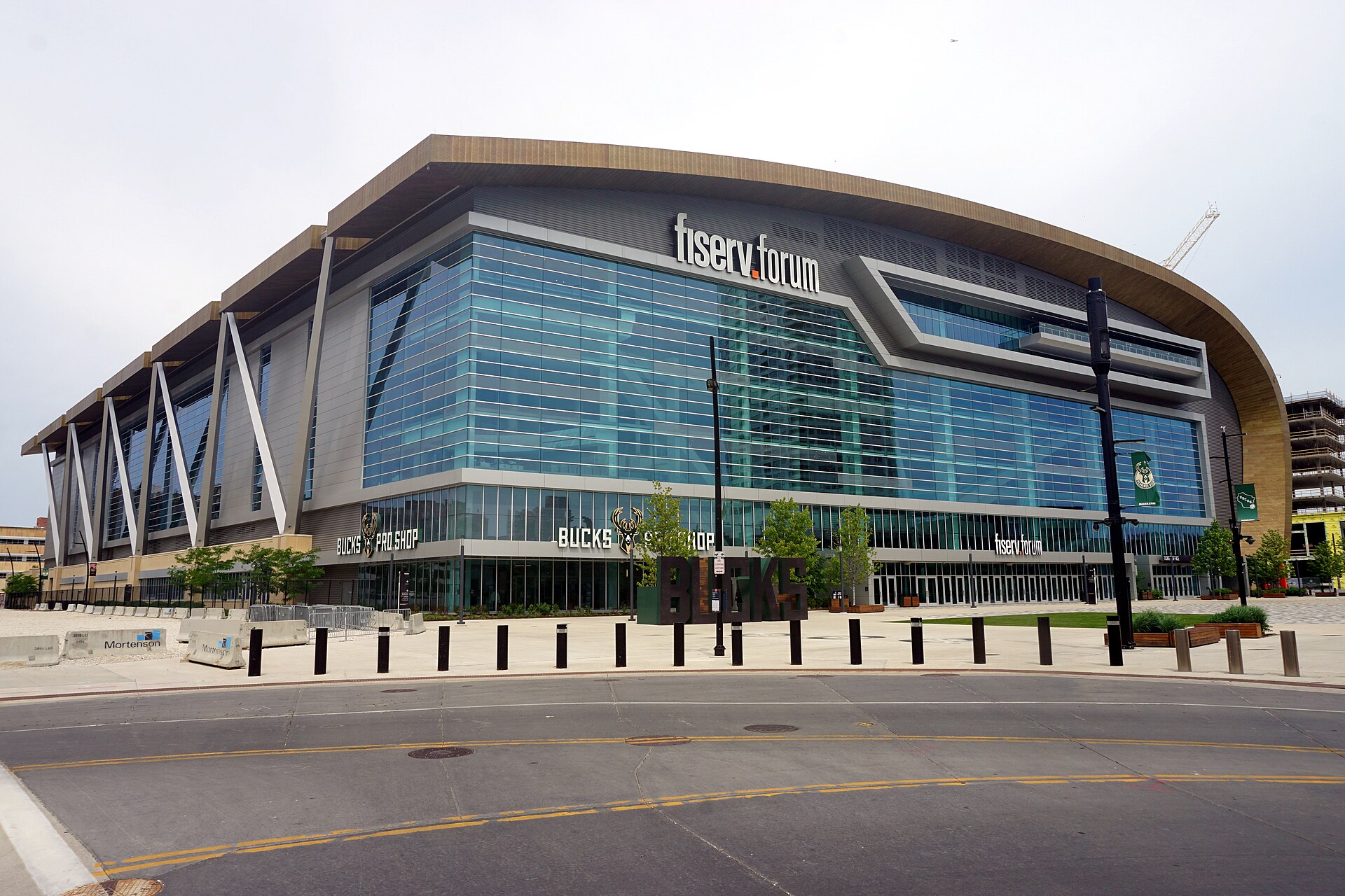 Fiserv Forum, home of the Milwaukee Bucks