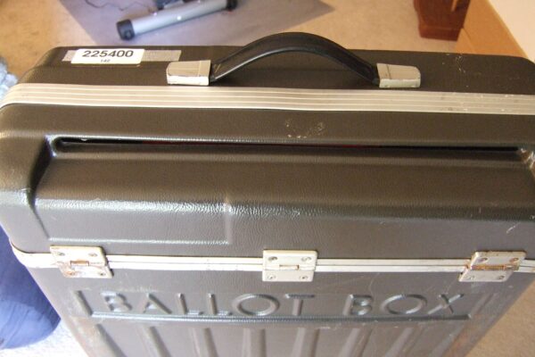 A ballot box