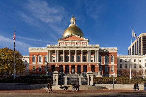 The Massachusetts State House in Boston