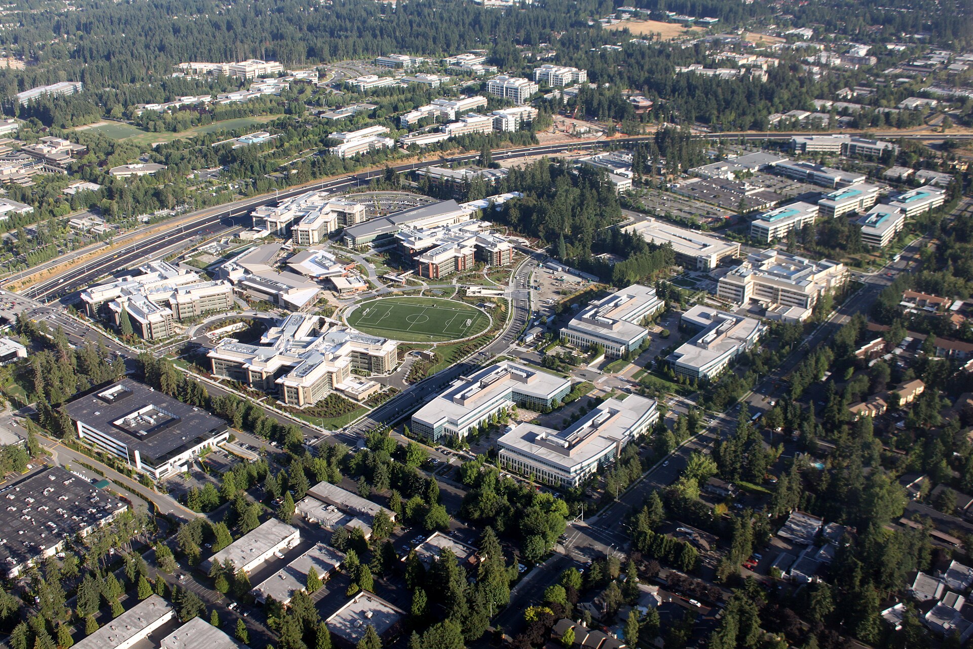 Microsoft's campus in Redmond, Washington