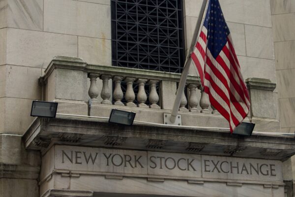 The New York Stock Exchange entrance