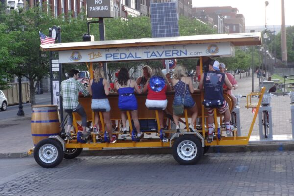 A pedal tavern in Nashville