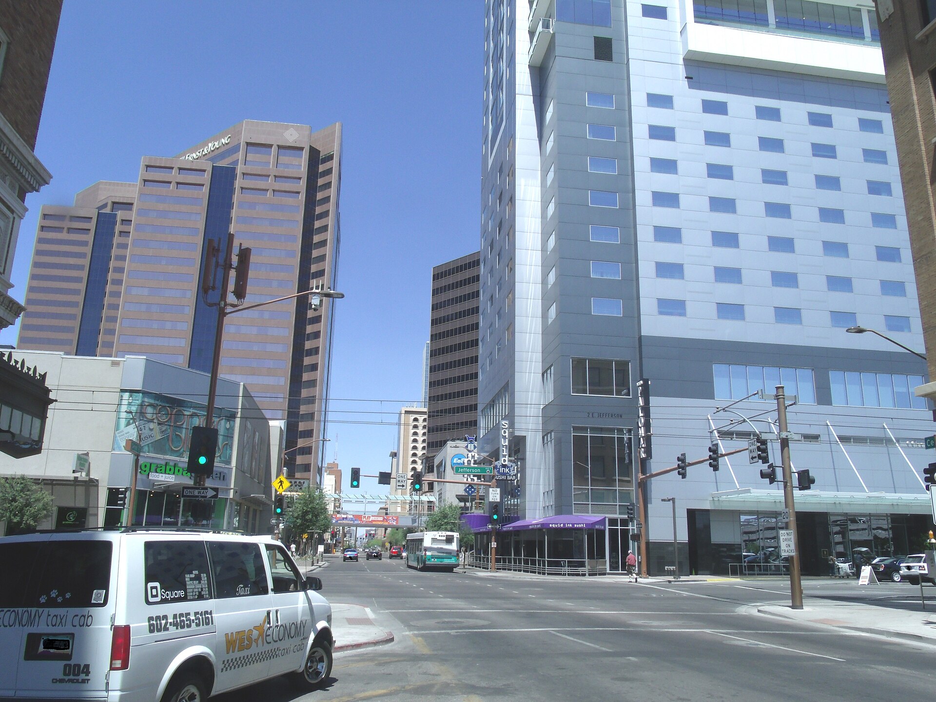 Central Avenue in Phoenix