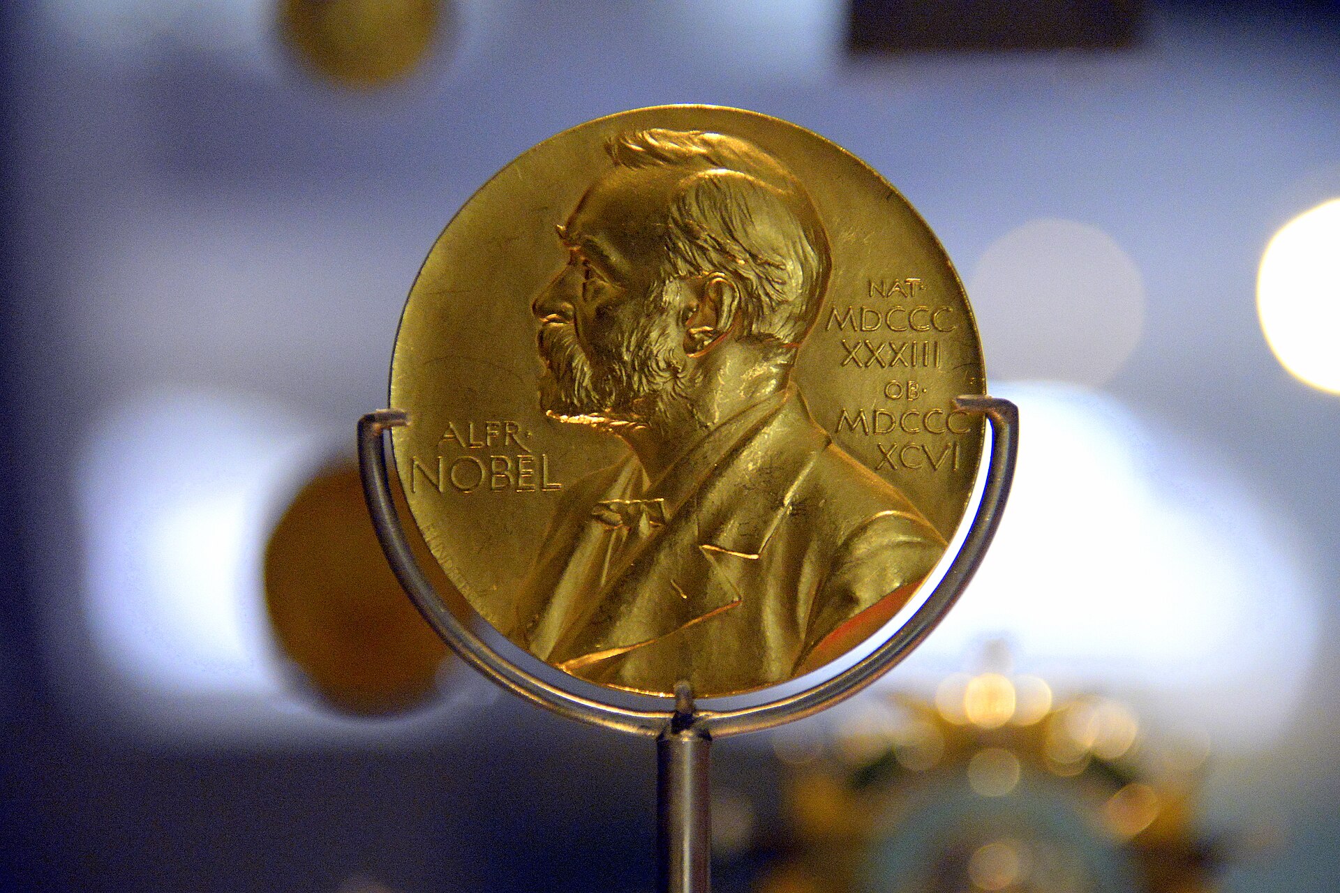 A Nobel Prize medal