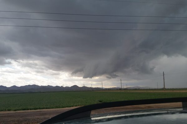 Storm clouds over Phoenix