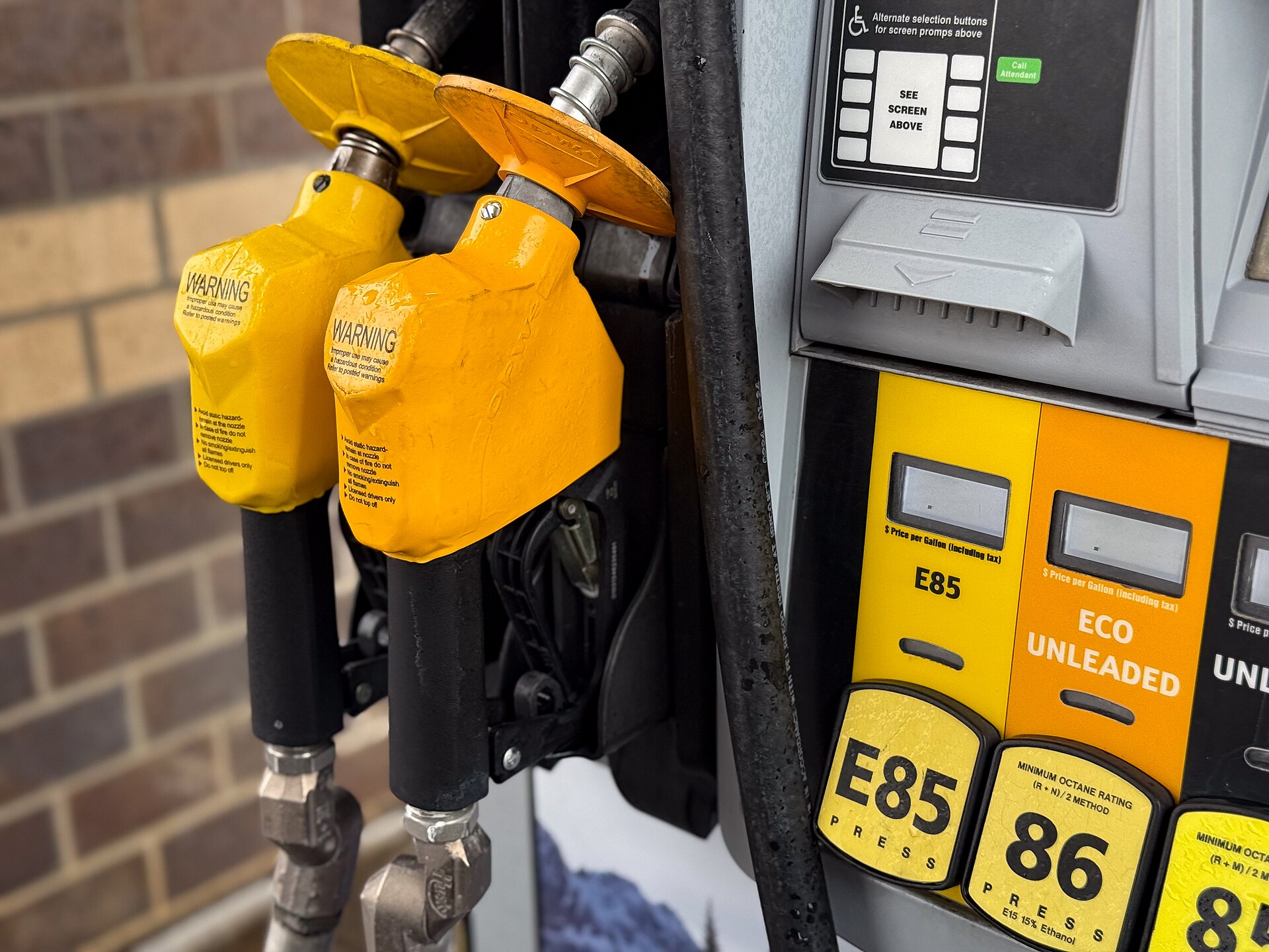 A gas pump