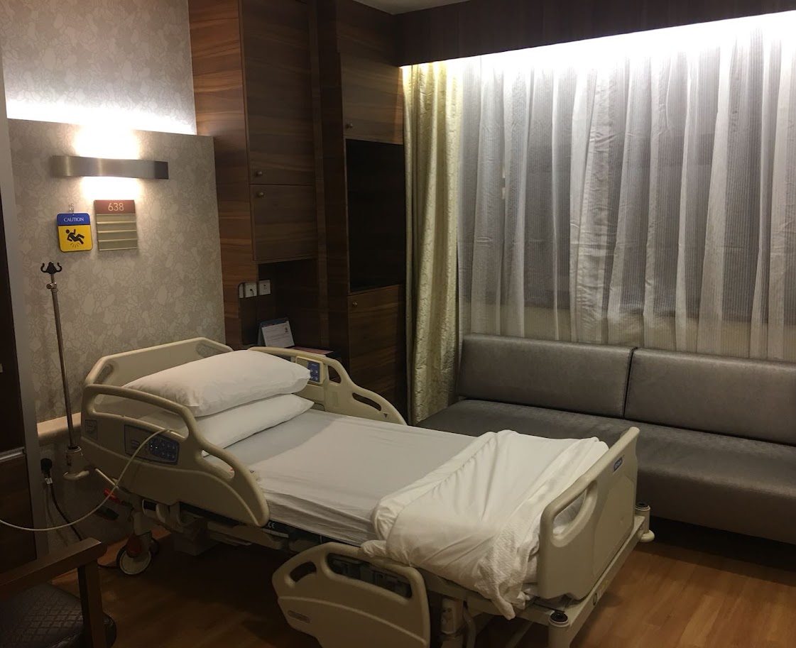 A hospital room