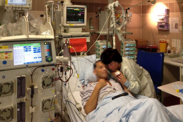 A hospital intensive care unit