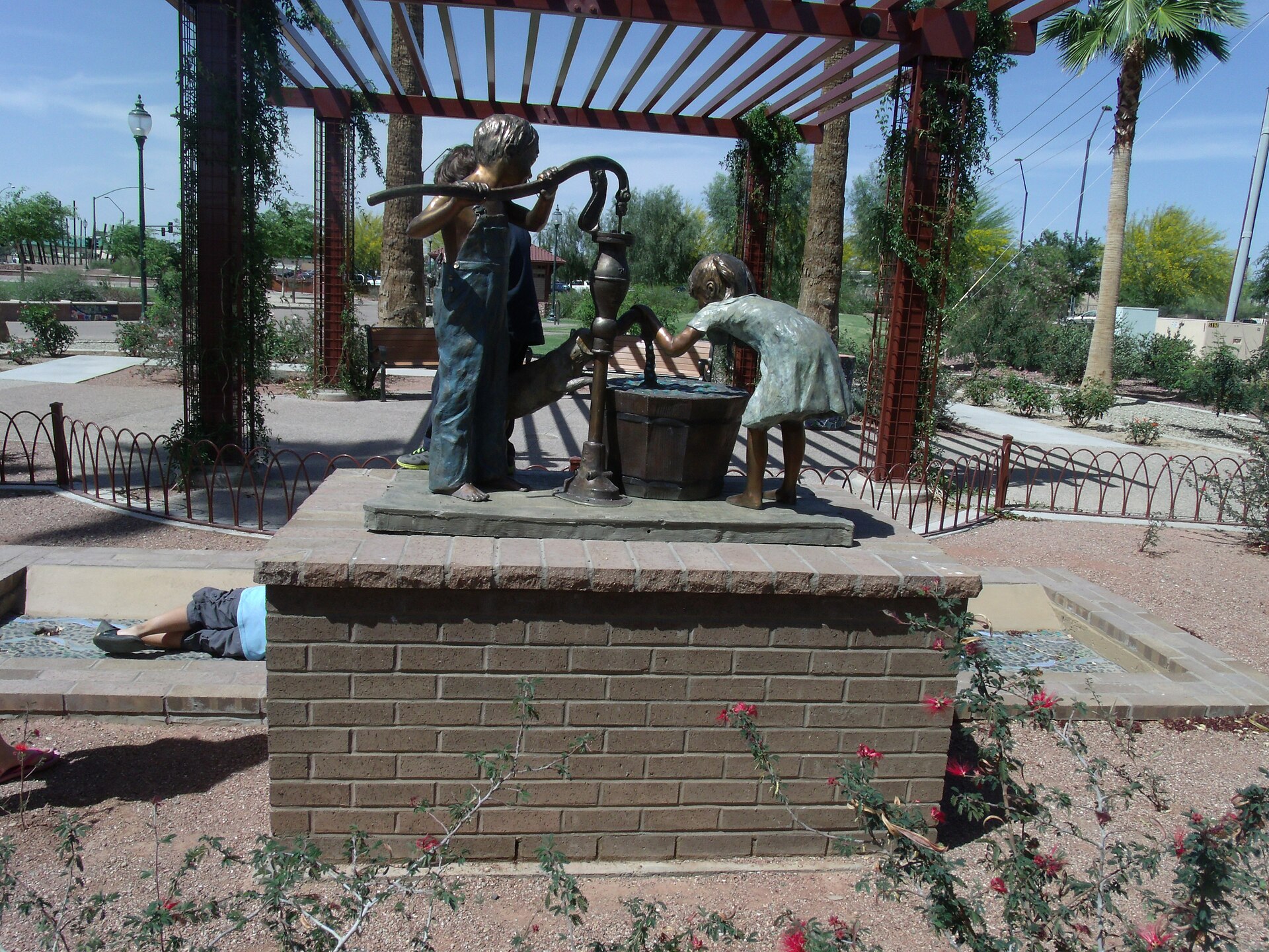 Peoria's historic town well