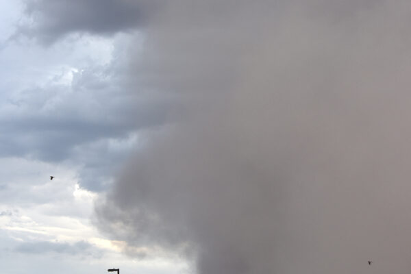 A haboob rolls into the Phoenix suburbs