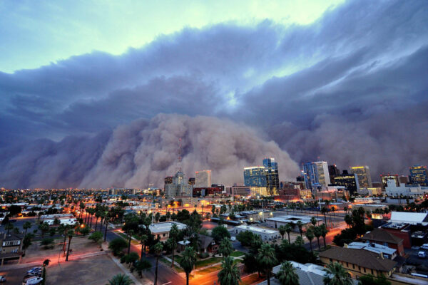 Storm clouds gather over the Valley