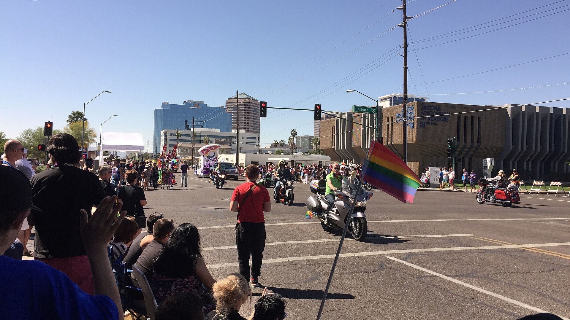Marchers at Phoenix Pride