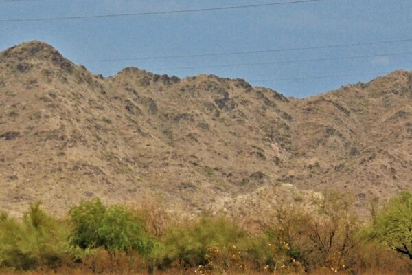 The San Tan Mountains in Pinal County