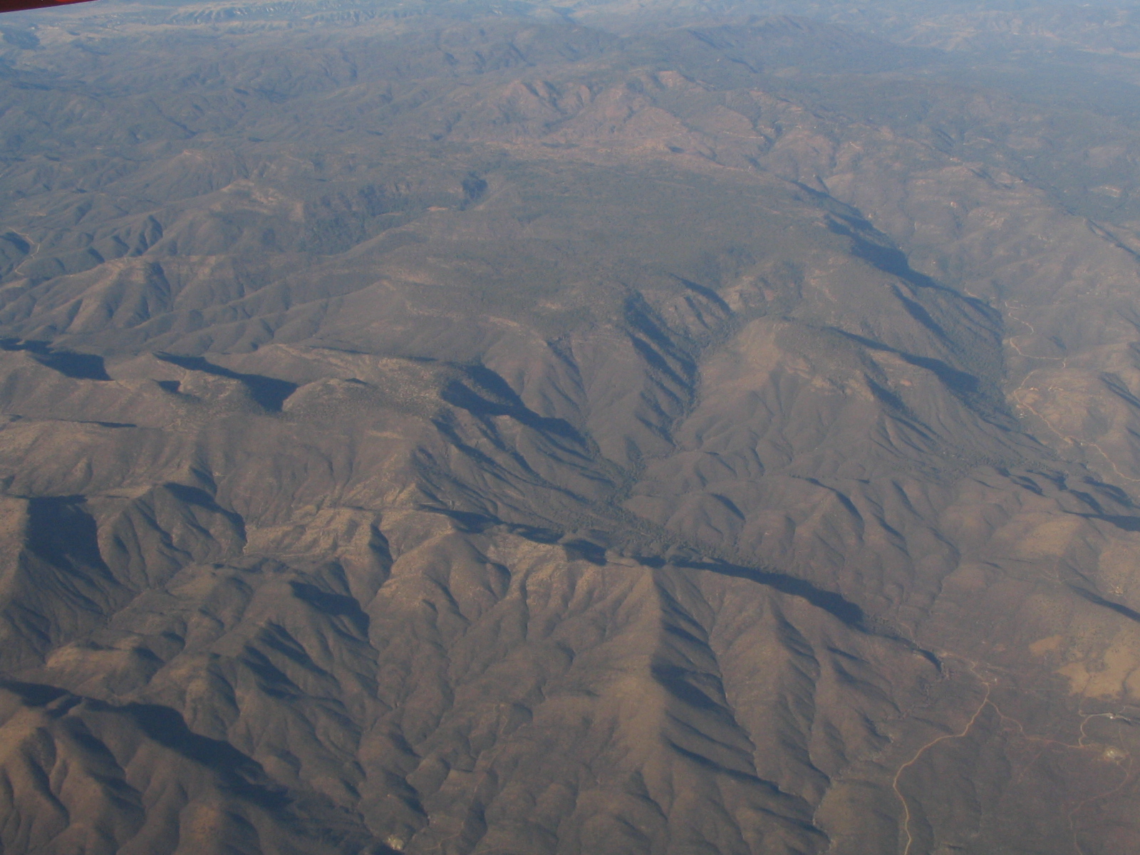 The Bradshaw Mountains near Prescott Valley