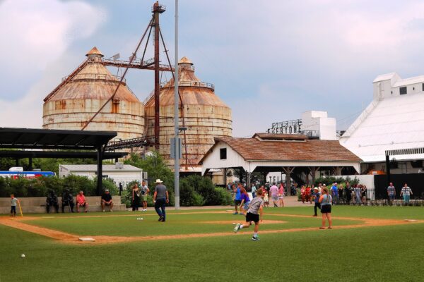 A Wiffle ball and bat
