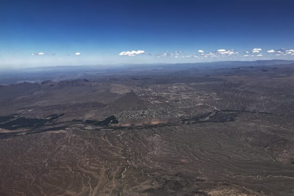 An aerial view of north Scottsdale