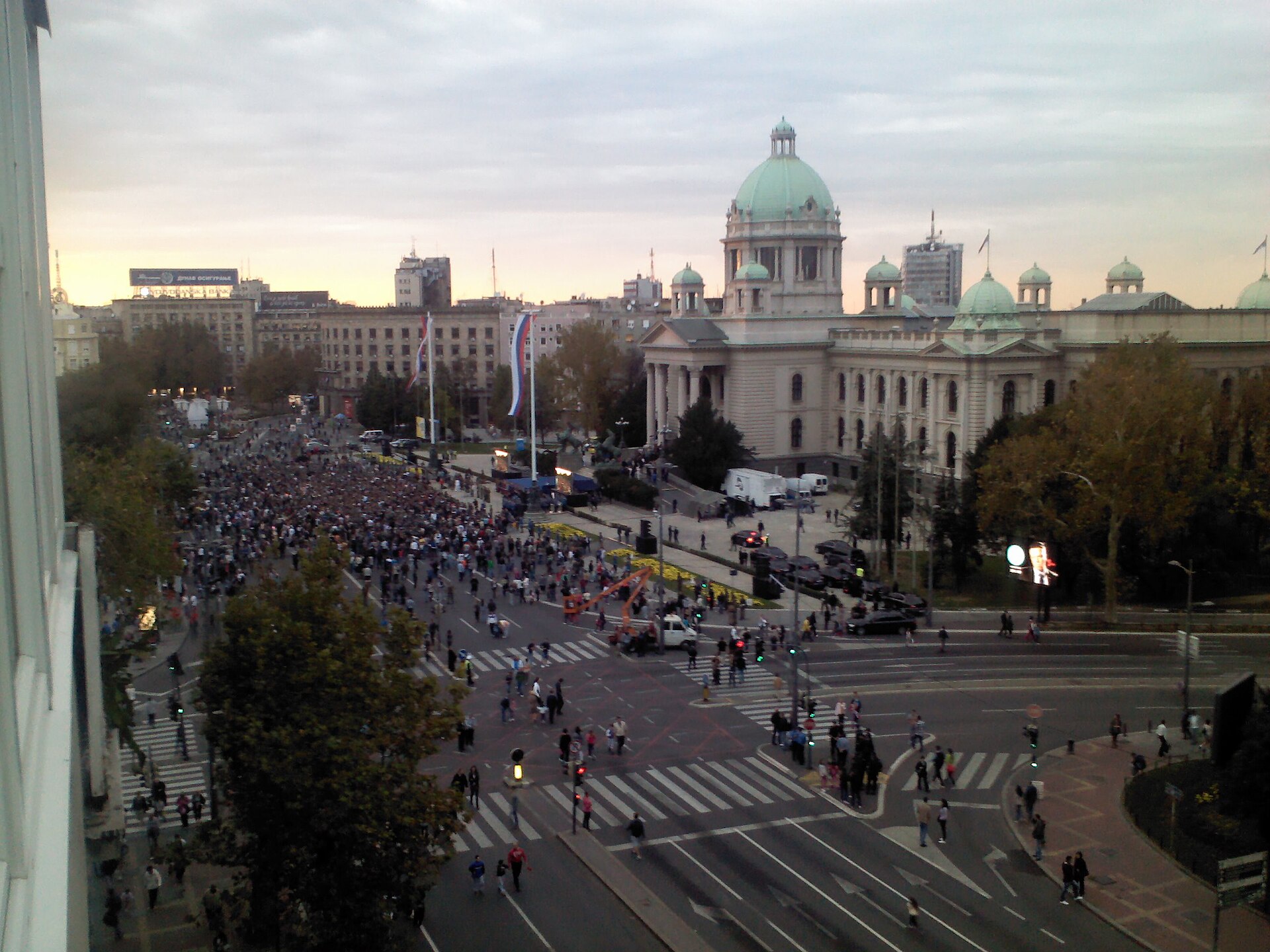 The House of the National Assembly in Belgrade, Serbia