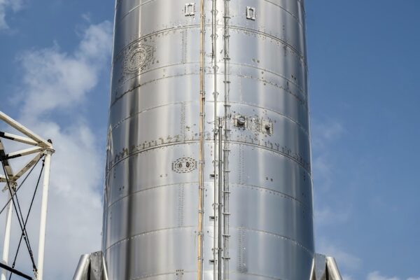 A SpaceX Starship prototype