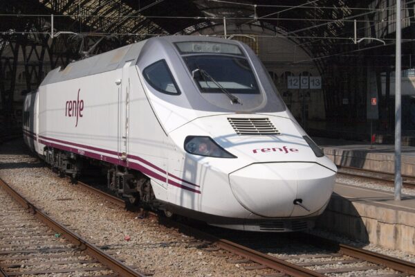 A Spanish high-speed train