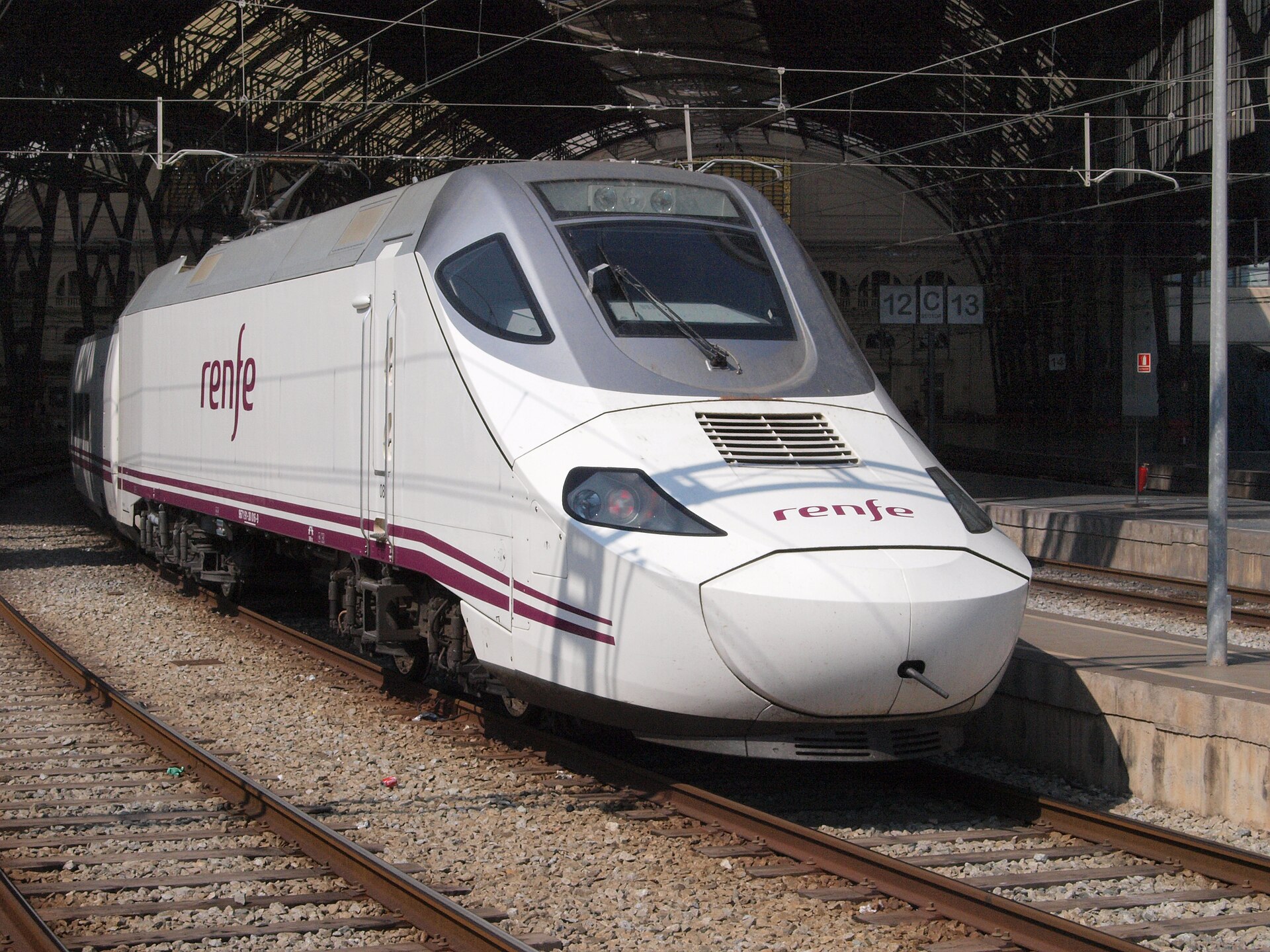 A Spanish high-speed train