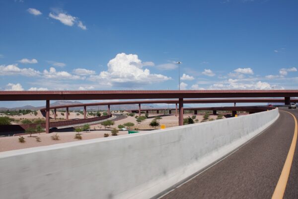 A Loop 202 interchange in Mesa