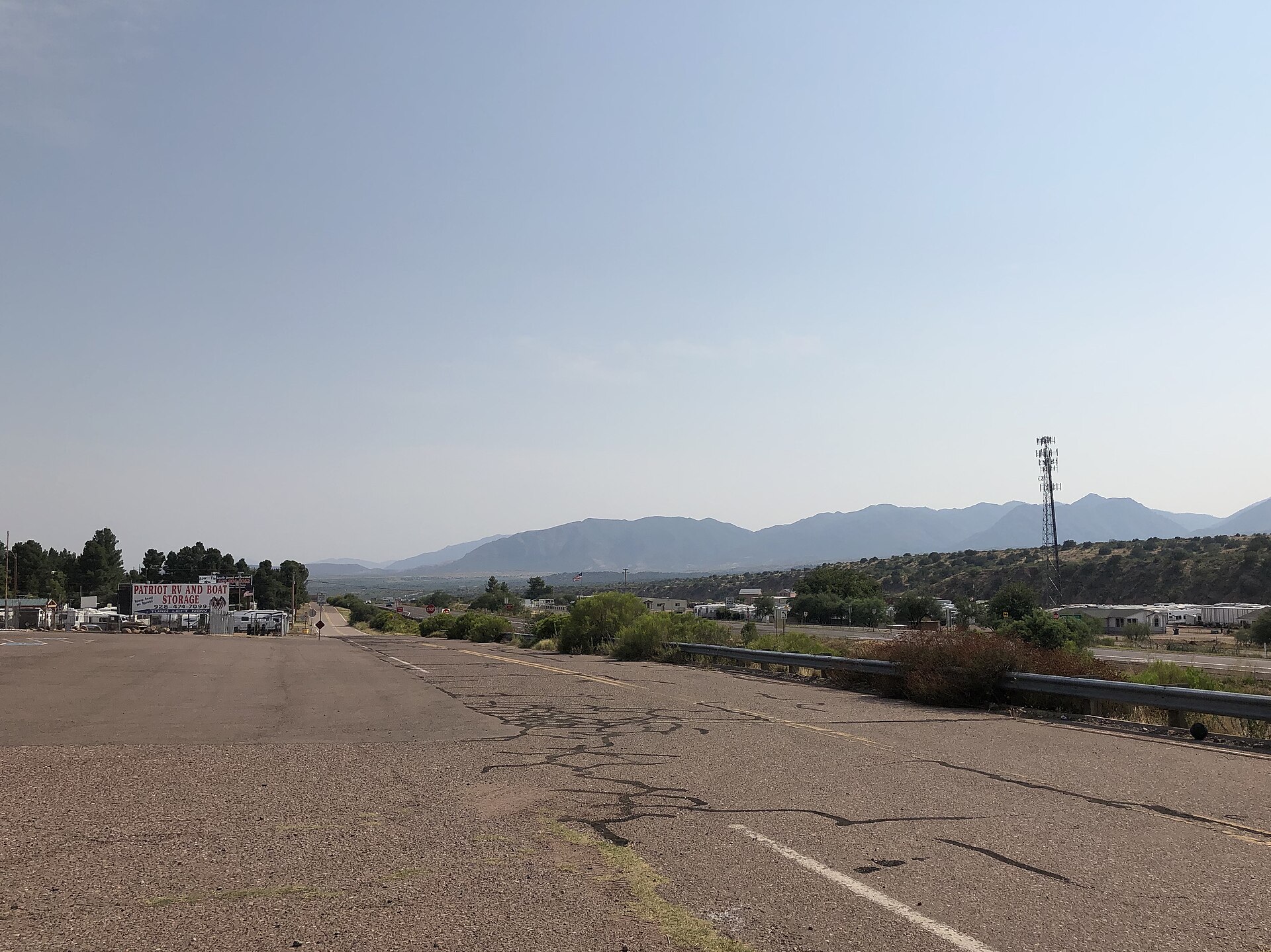 State Route 87 passing through Rye, south of Payson